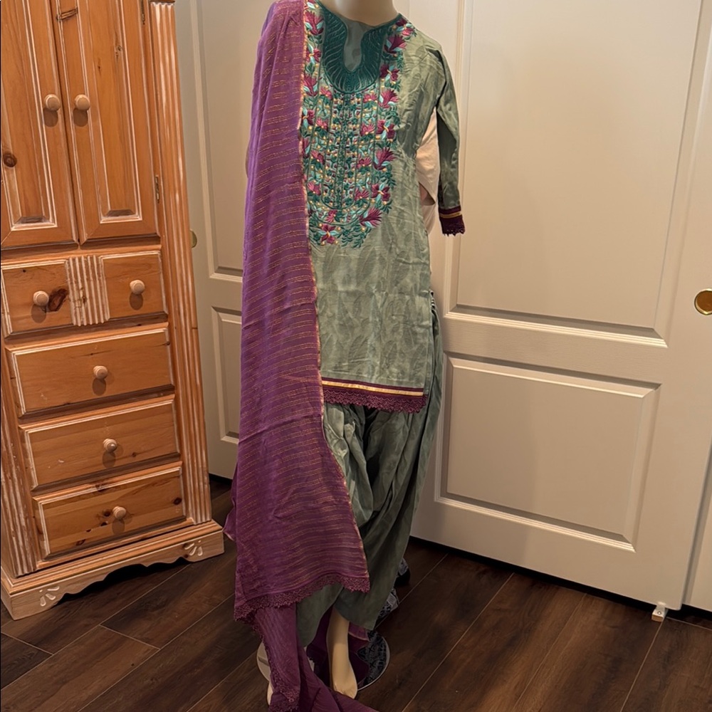 Brand New Punjabi Cotton Suit
